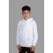 Raf Coll Çoçuk Düz Beyaz Kapüşonlu Sweatshirt Iki Iplik Içi Şardonlu