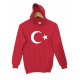 Raf Coll Çoçuk Kırmızı Kapüşonlu Sweatshirt Ay Yıldız Türk Bayrağı Dijital Baskılı Iki Iplik Içi Şardonlu Raf Coll Çoçuk Kırmızı Kapüşonlu Sweatshirt Ay Yıldız Türk Bayrağı Dijital Baskılı Iki Iplik Içi Şardonlu