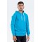 Raf Coll Unisex Basic Turkuaz Kapşonlu Sweatshirt