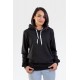Unisex Siyah Kapşonlu Sweatshirt Unisex Siyah Kapşonlu Sweatshirt