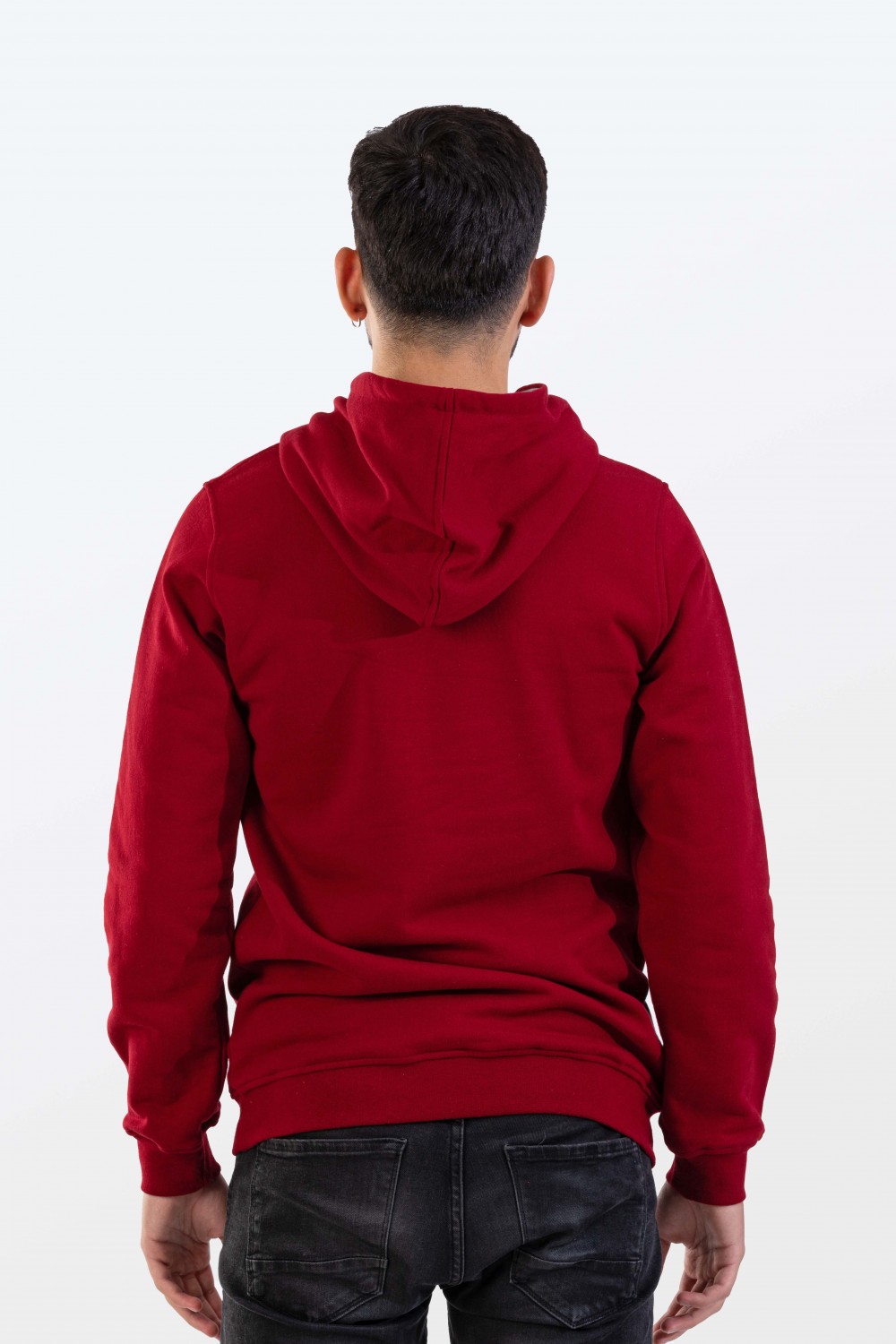 Raf Coll Unisex Basic Bordo Kapşonlu Sweatshirt İki İplik İçi Şardonlu Raf Coll Unisex Basic Bordo Kapşonlu Sweatshirt İki İplik İçi Şardonlu