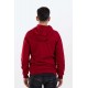 Raf Coll Unisex Basic Bordo Kapşonlu Sweatshirt İki İplik İçi Şardonlu Raf Coll Unisex Basic Bordo Kapşonlu Sweatshirt İki İplik İçi Şardonlu